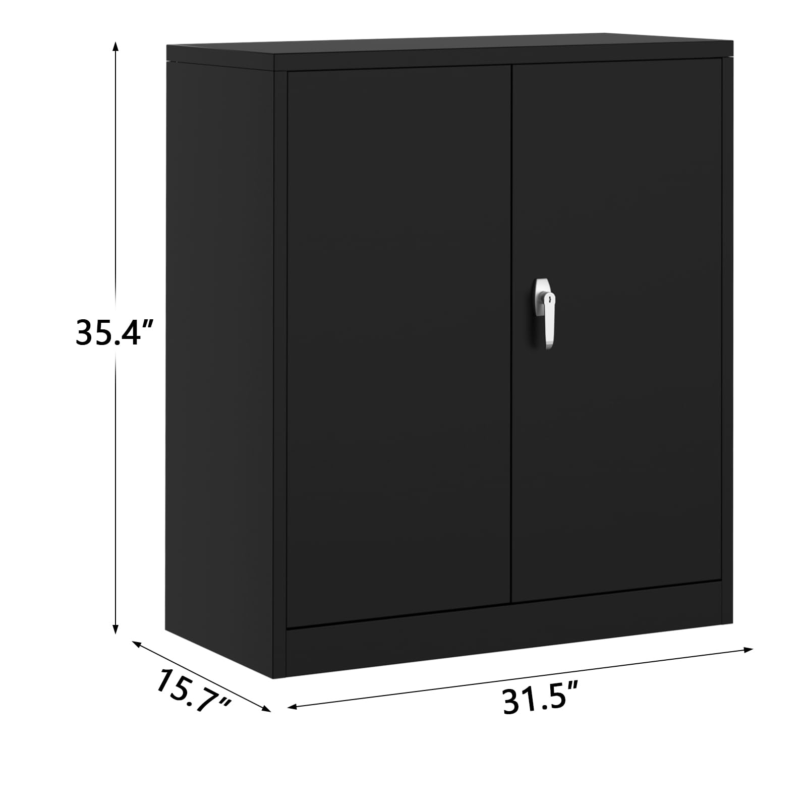 35 storage metal cabinet 4 adjustable feet and lock tall   and adjustable 4 shelves for pantry garage craft bedroom   35 31 5 15 75in