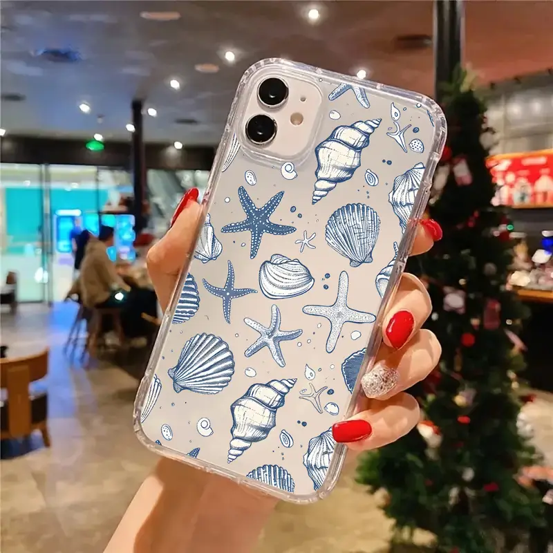 blue shells ocean coastal cowgirl clear phone case 17 - Temu blue shells ocean coastal cowgirl clear phone case 17 - Temu