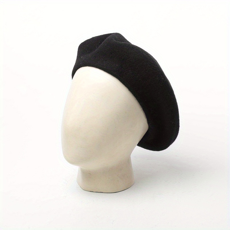 TEMU Winter Men's Formal Business Casual Beret Dual-use Hat Fashionable High-quality Warm Men's Hat