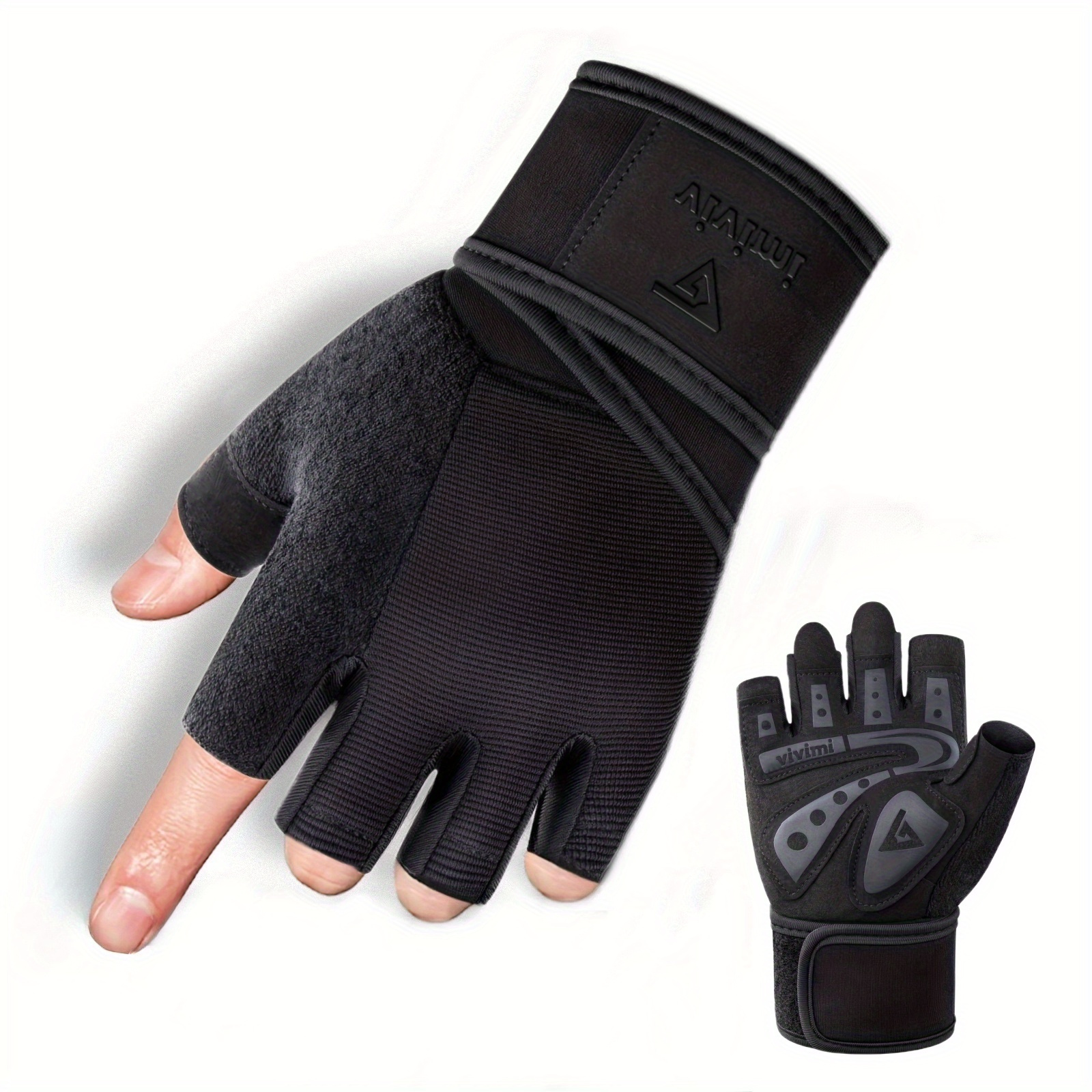 Weight Lifting Hand Gloves For Gym Flipkart Black Half Finger
