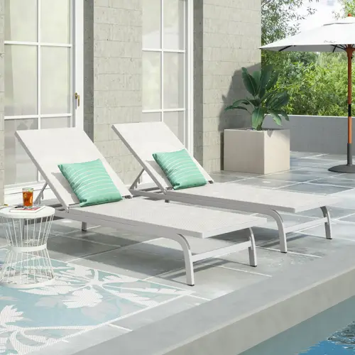 finn chaise lounge 2025 outdoor chaise lounge chair with memory foam cushion manual recliner open durable weather resistant fabric modern patio furniture for poolside garden or backyard poolside seating modern chaise lounge sturdy frame construction