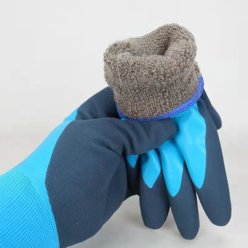 

Gants d'extérieur chauds pour l'hiver, avec des et des dos en velours épais et en caoutchouc. Ils antidérapants et durables, idéaux pour le cyclisme, la pêche et diverses activités de en hiver.