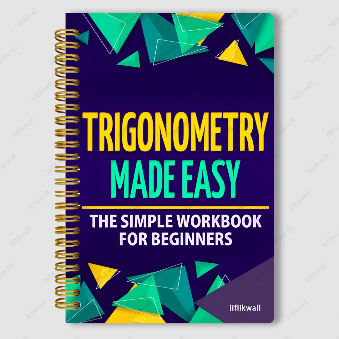 TEMU 1 Complete Set Spiral Notebook Suitable For High School Math, Calculus With Trigonometric Formulas, Equations & Angle Tables - Compact Spiral