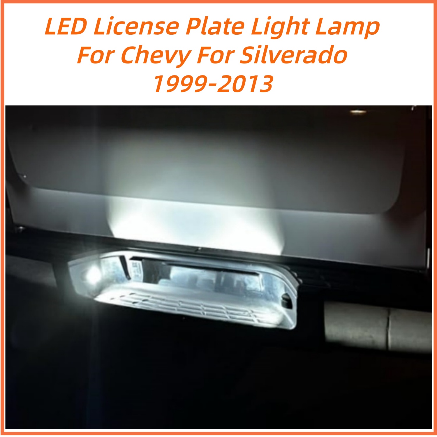TEMU Led License Plate Lights Lamp Compatible For Chevy For Silverado 1500 2500 For 1999-2013