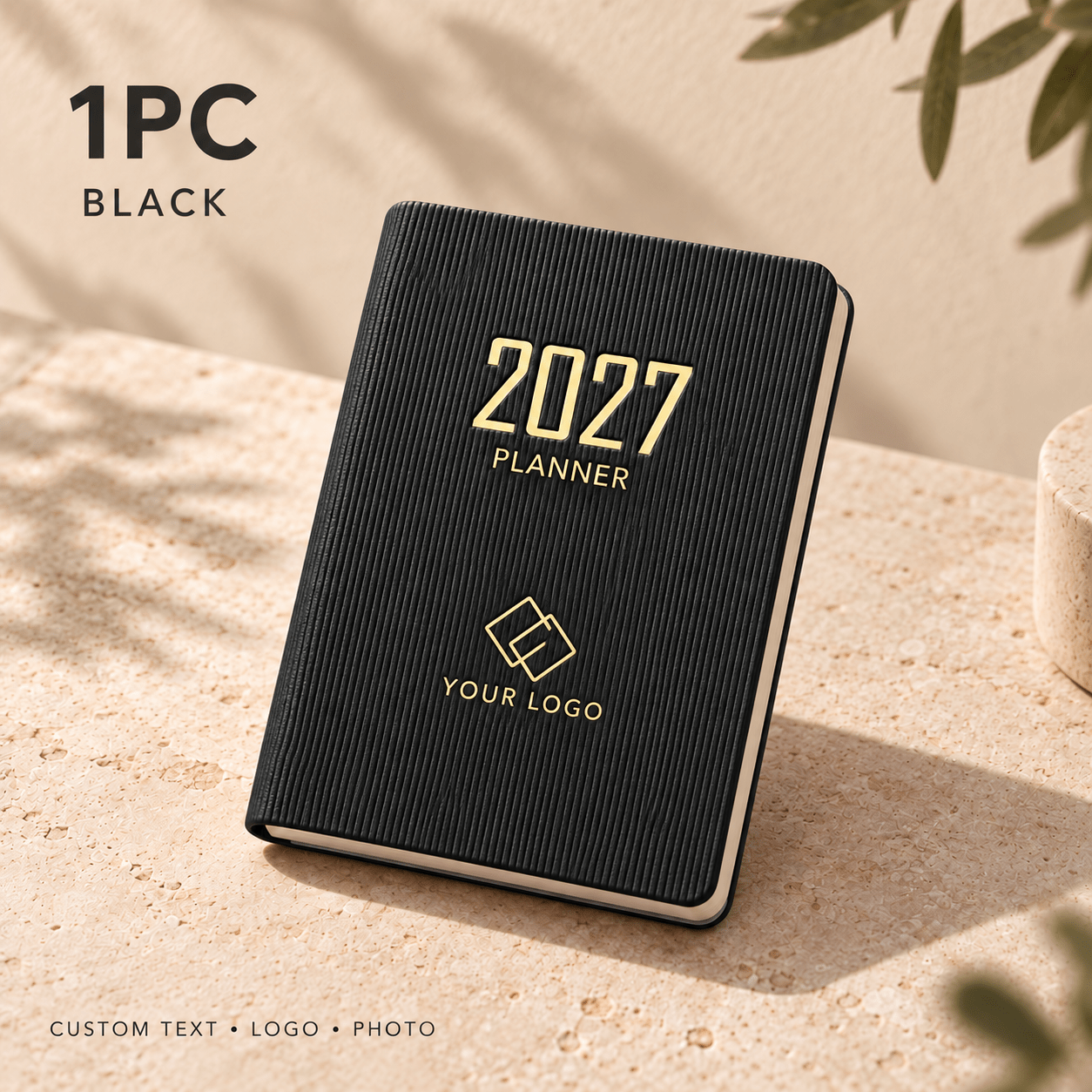 TEMU 1 pièce Agenda Personnalisé 2027 A7, , Logo, Photo Personnalisés, Carnet de 140 Pages, Organisateur de Portable pour , l'École et , Cadeau de An