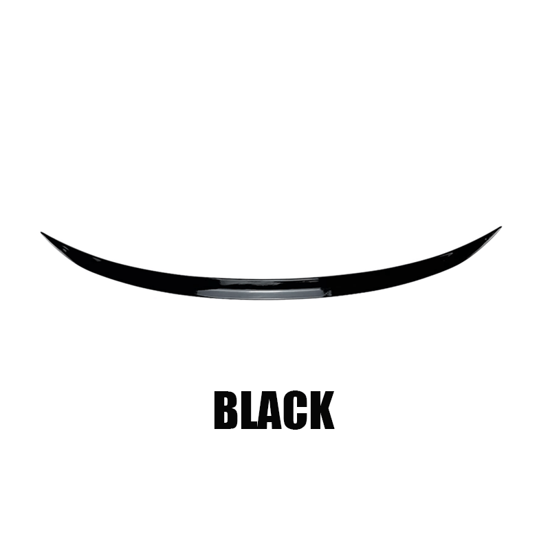 TEMU Pour accessoires BMW Série E90 E91 F30 F35 G20 2004-2022+ Aileron de coffre arrière pour voiture lèvre d'aileron noir brillant