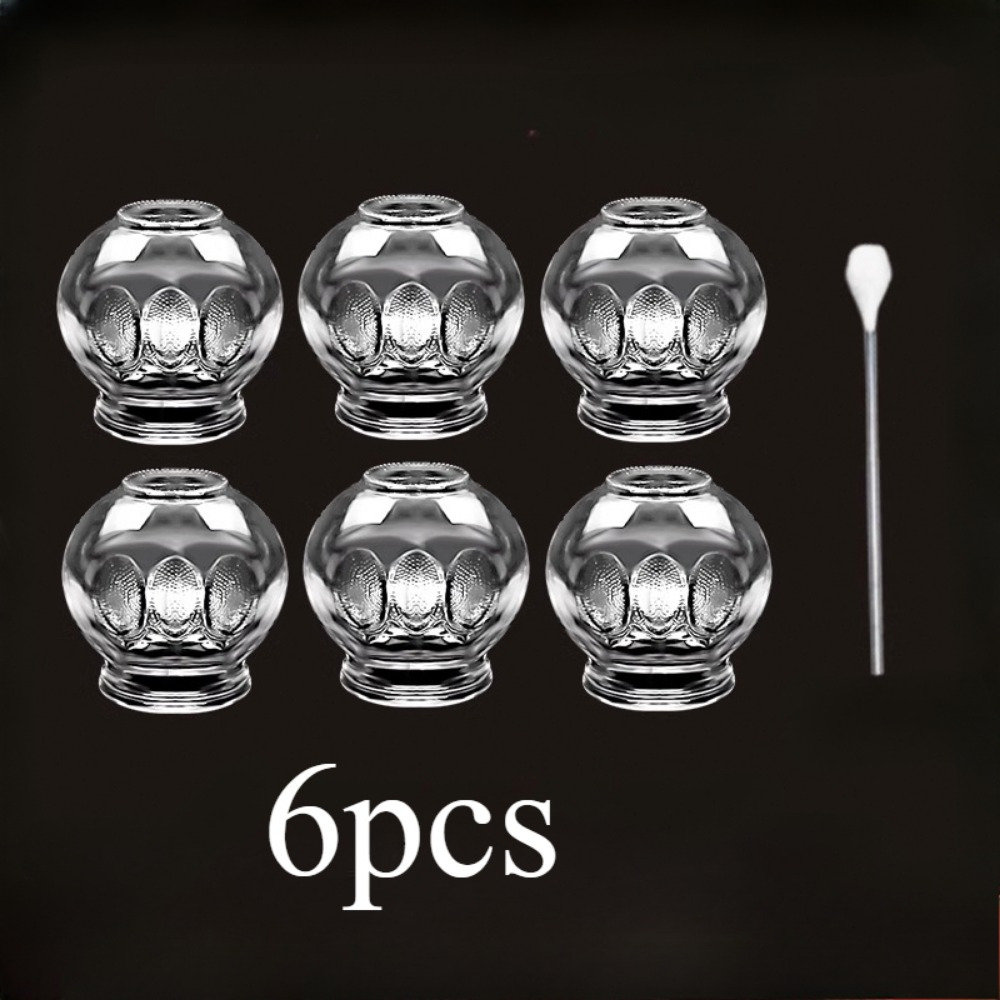 6pcs Vacuum Cupping Machine Home Set Salon Bathroom Special Pot With Traditional Chinese Cupping Machine