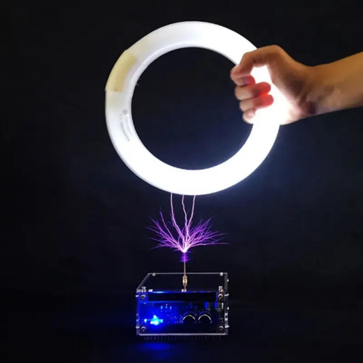 music coil arc plasma for tesla coil desktop toys science teaching set   experiment model birthday gift 15 years old boy gift Product details 5