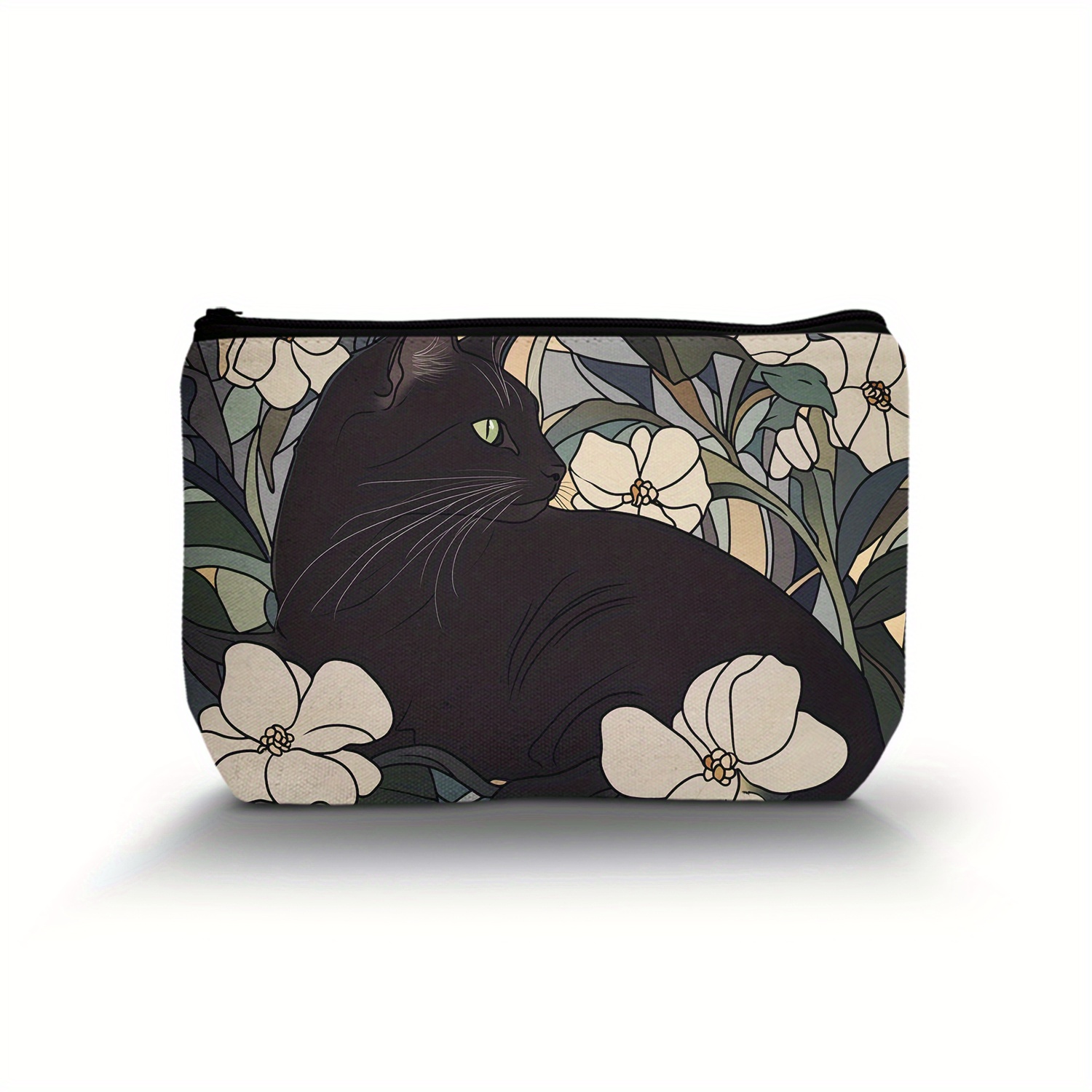 

1pc Trousse de Toilette Vintage & , Polyester, Non Parfumée, Pochette de Rangement Multifonctionnelle pour Femmes, Cadeau d' & d'Anniversaire Idéal