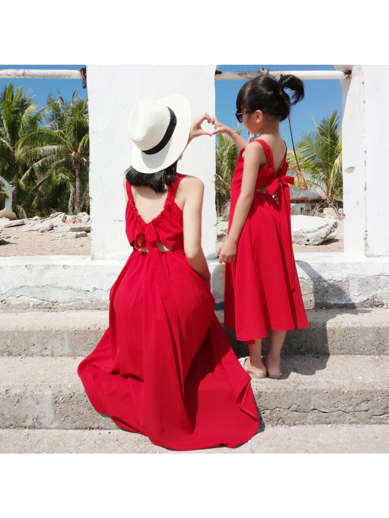 open lace back dress Mommy and me red cotton dresses, Flower girl dress, Mother and daughter  dresses, Mother and daughter matching dress, Christmas photoshoot dress for  mother and daughter, dresses for girls, dresses for kids 