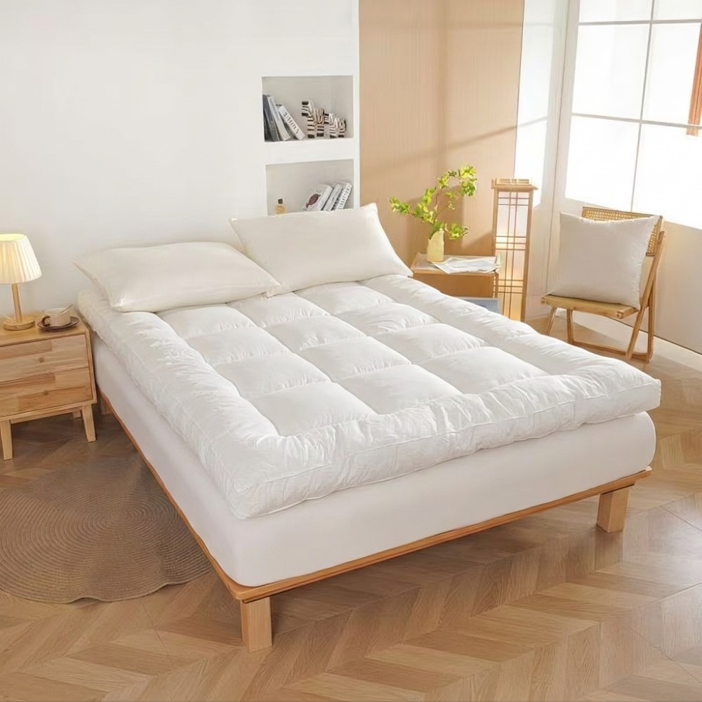 Image of Mattress Topper, Mattress Protector, , Machineid Washable Mattress Protector, Luxury For Bedroom, , Dorm - 8cm