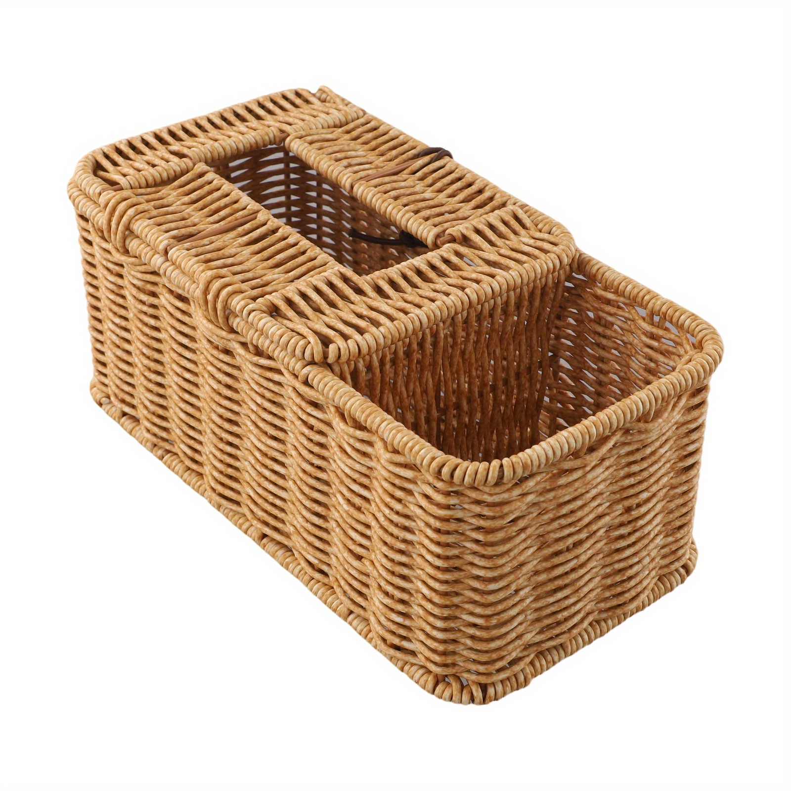  rattan tissue box holder rustic animal shaped design with brushed   natural wicker material for bathroom kitchen decor decorative holder rustic decor woven rattan bathroom decor and accessories Product details 0