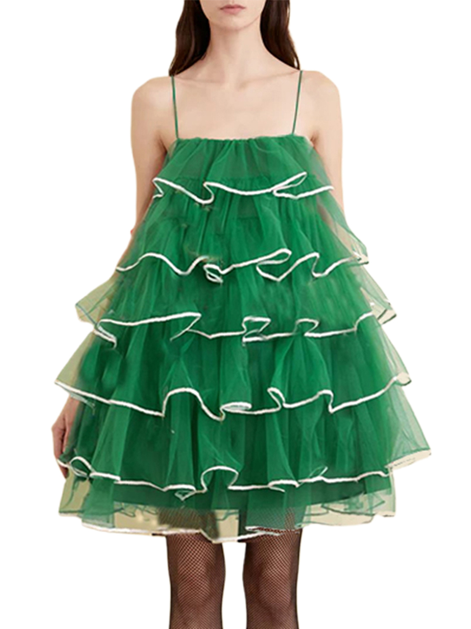 green dress saks fifth avenue Ditsy Floral Print Cami Dress: Vacation Ready for Spring Break – Canary  Houze