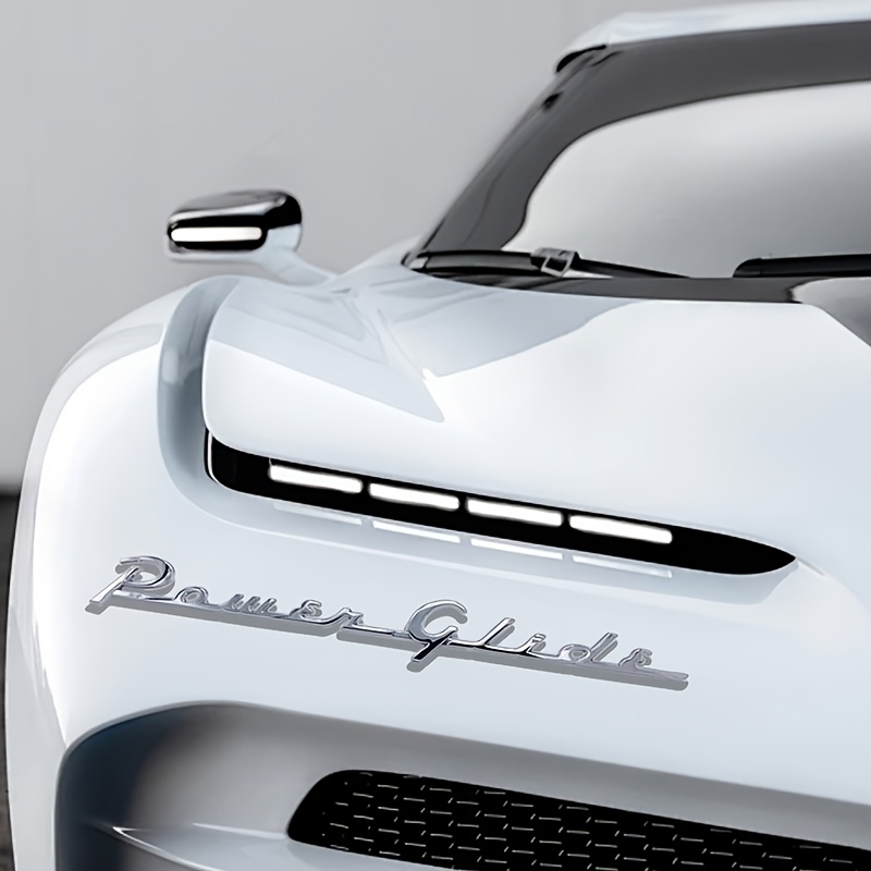 TEMU [customized] Personalized Text Cutting Car Decal, High-quality Metal Thick Cut Stainless Badge, Car Enthusiast Collectible, Perfect Gift For Men