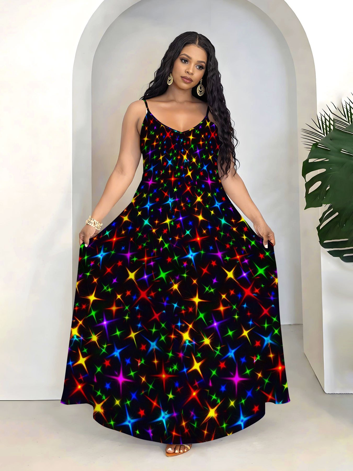 star dress sold on Temu United States