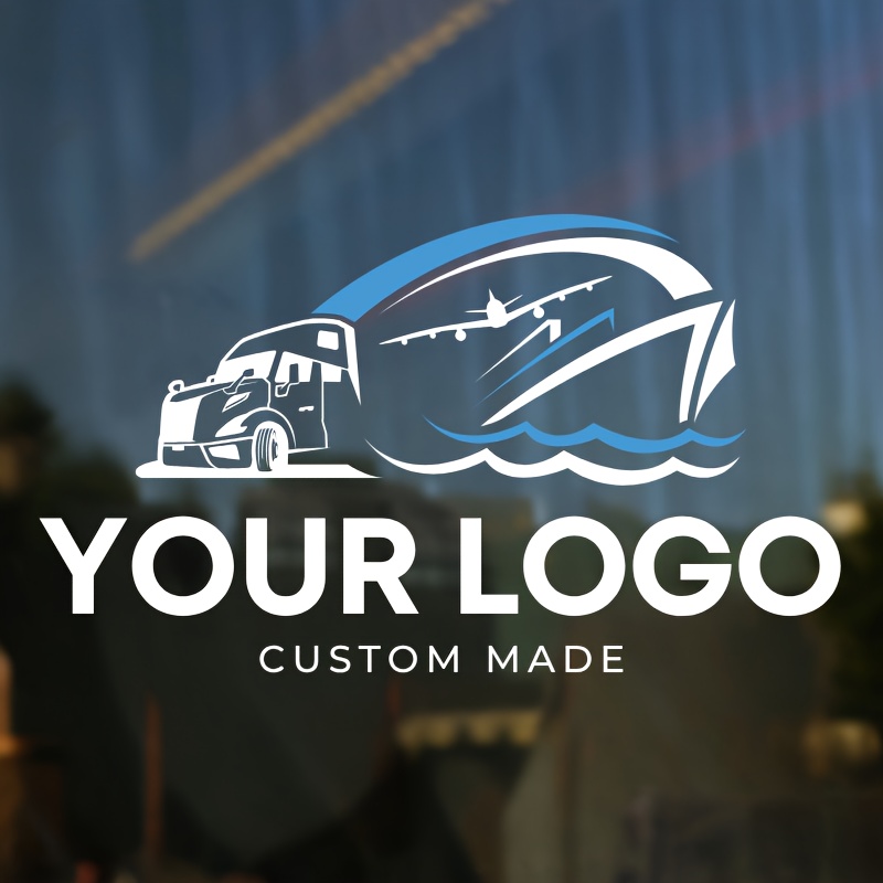 TEMU 1pc Custom Commercial Vehicle Decal, Personalized With Company Name, Contact Information, Logo, And Snowflake Design, Self-adhesive Transfer