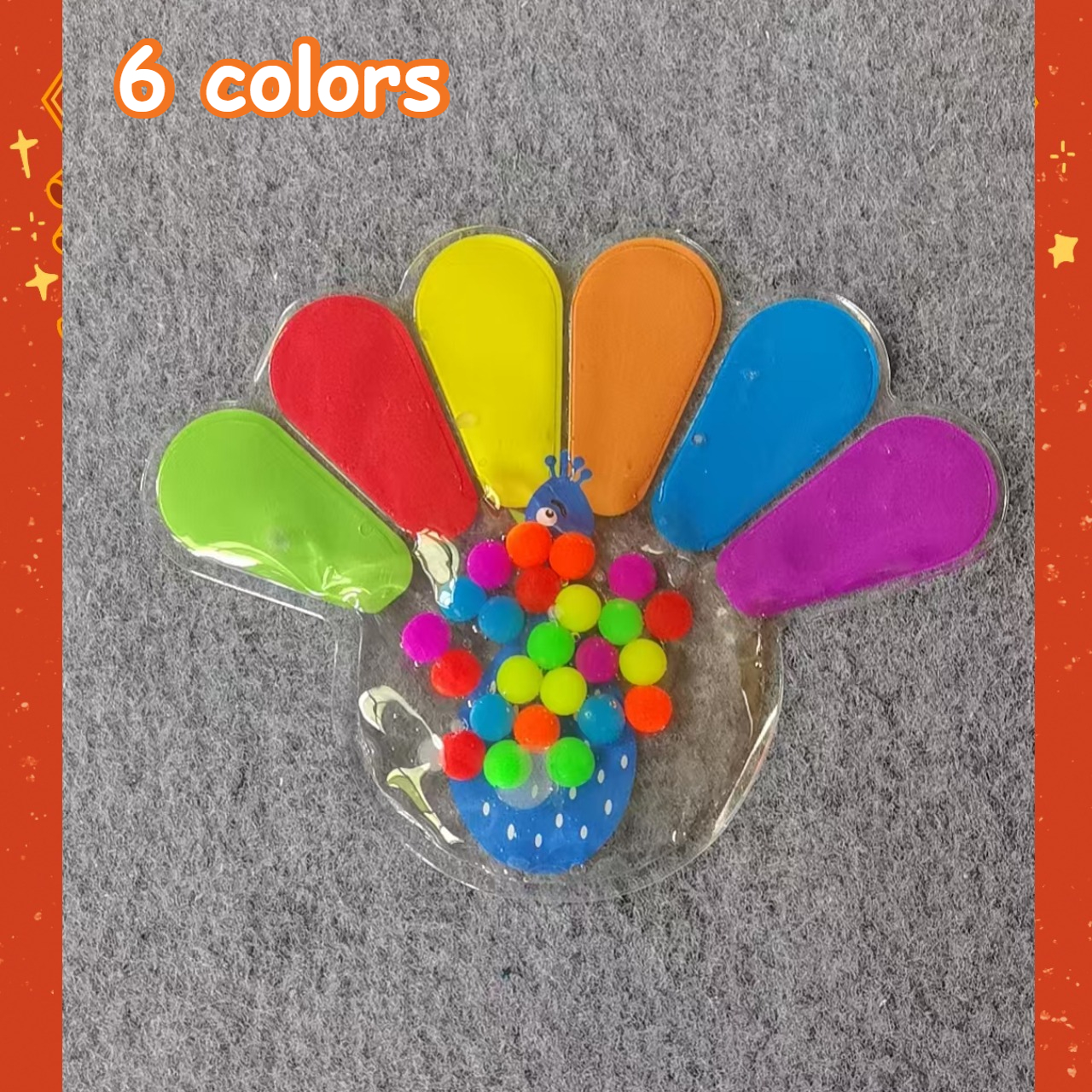 6 Colors Color Sorting Sensory Toys Miniature Creative Toys