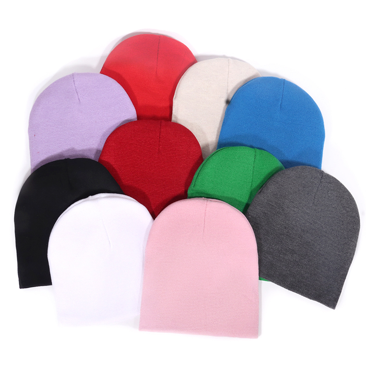 womens unisex solid   panel hats thickened winter warm   design elastic for   simple versatile for   casual bulk wholesale orders welcome hand washable cold weather beanies