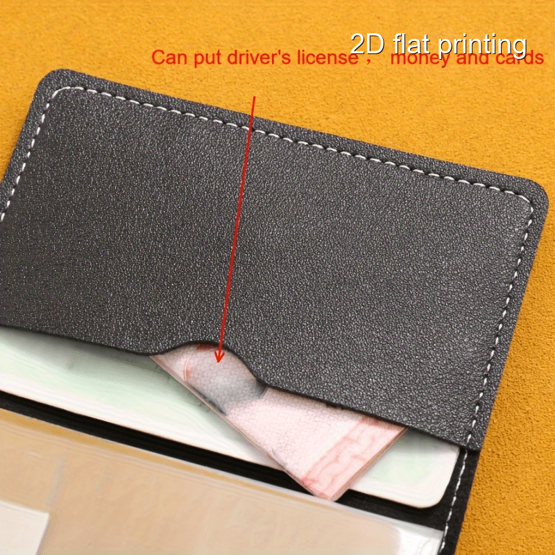 26 Card Slots PU Leather Credit Card Storage Bag Unisex Simple Texture Multi-card Slot Card Bag Coin Purse