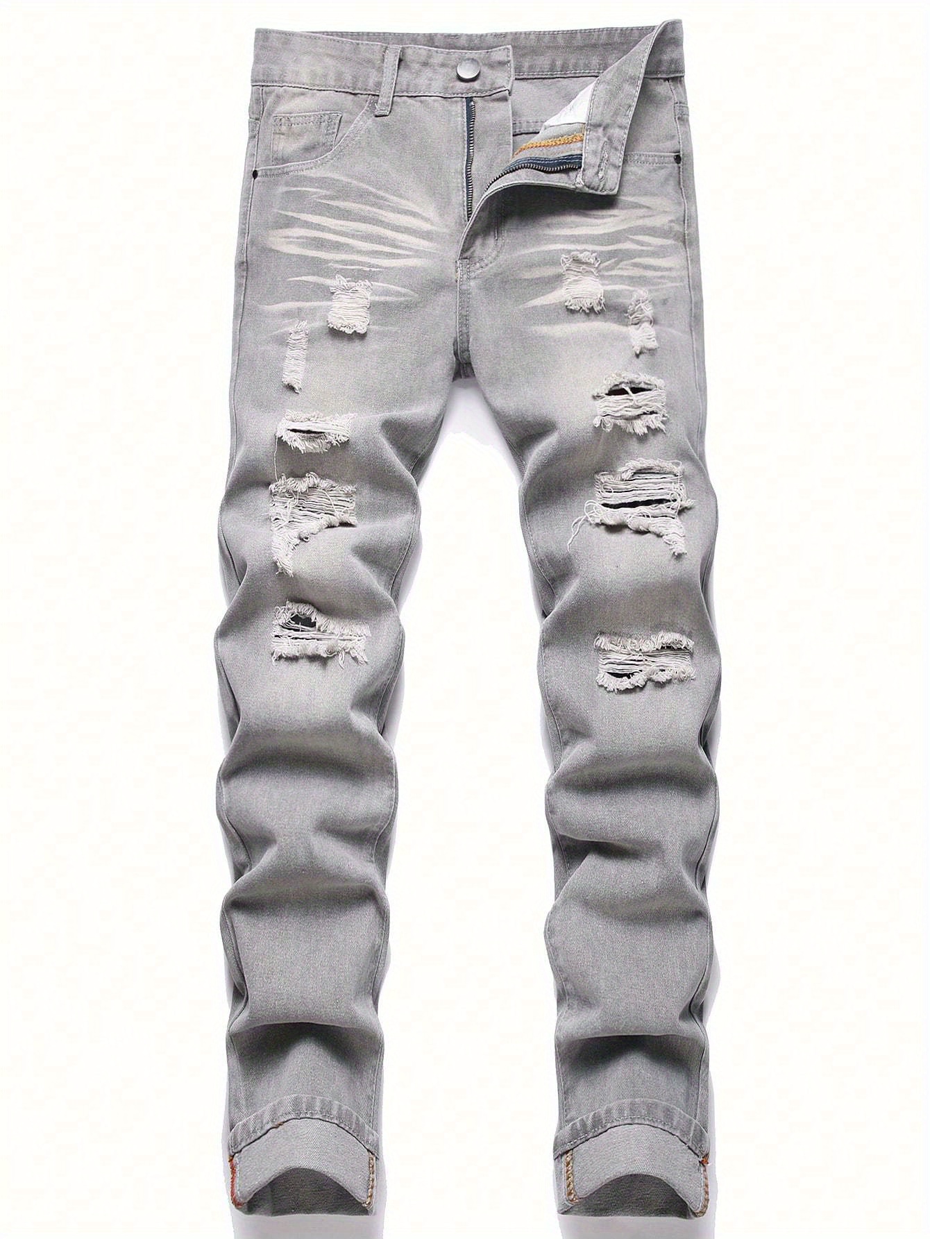 grey pants sold on Temu United States