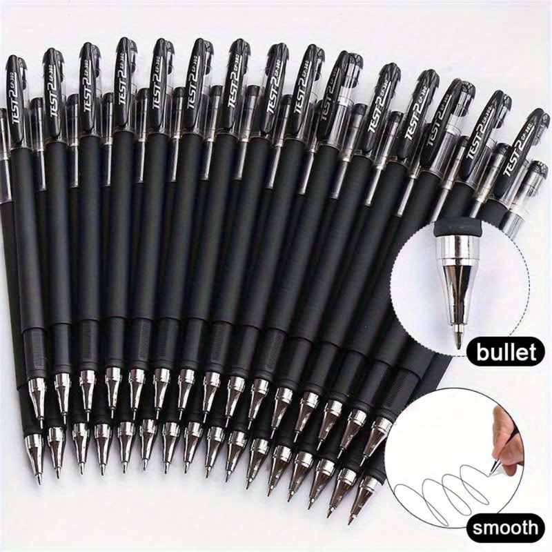 

0.5mm Black Ballpoint Pen, Suitable For Use Or Offices, Business Pen, Office Student Exam Water Pen, Ballpoint Pen