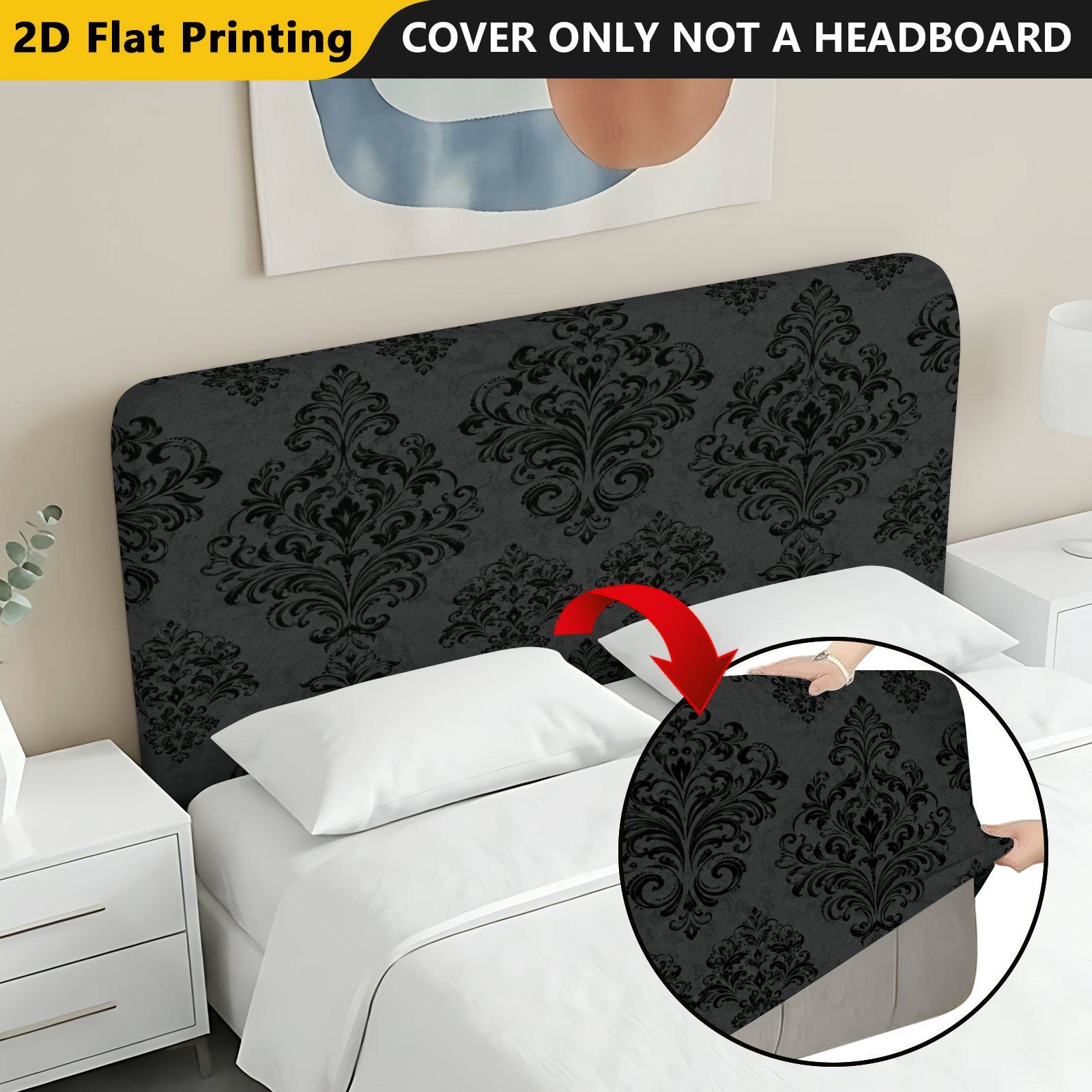 cover headboard sold on Temu United States