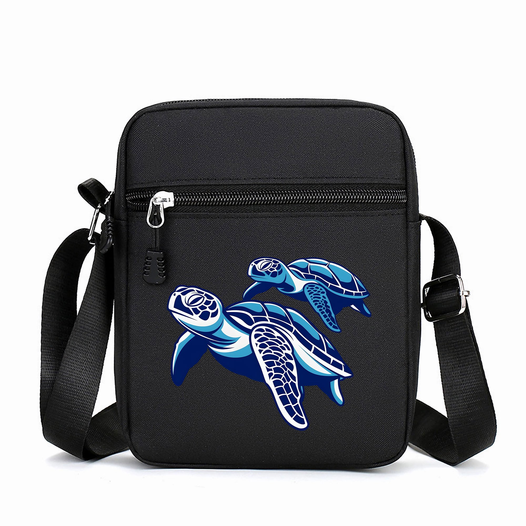 TEMU Turtle Print Mini Crossbody Bag - Adjustable Strap Lightweight Suitable For Phone & Cosmetics, Multifunctional Shoulder Purse For Daily