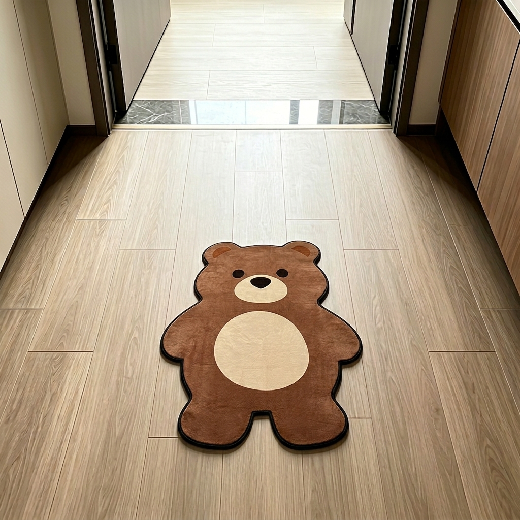 TEMU 1 tapis irrégulier avec motif créatif et d'un , design de dessin créatif et , motif d' , très approprié pour décorer , , le canapé et les zones