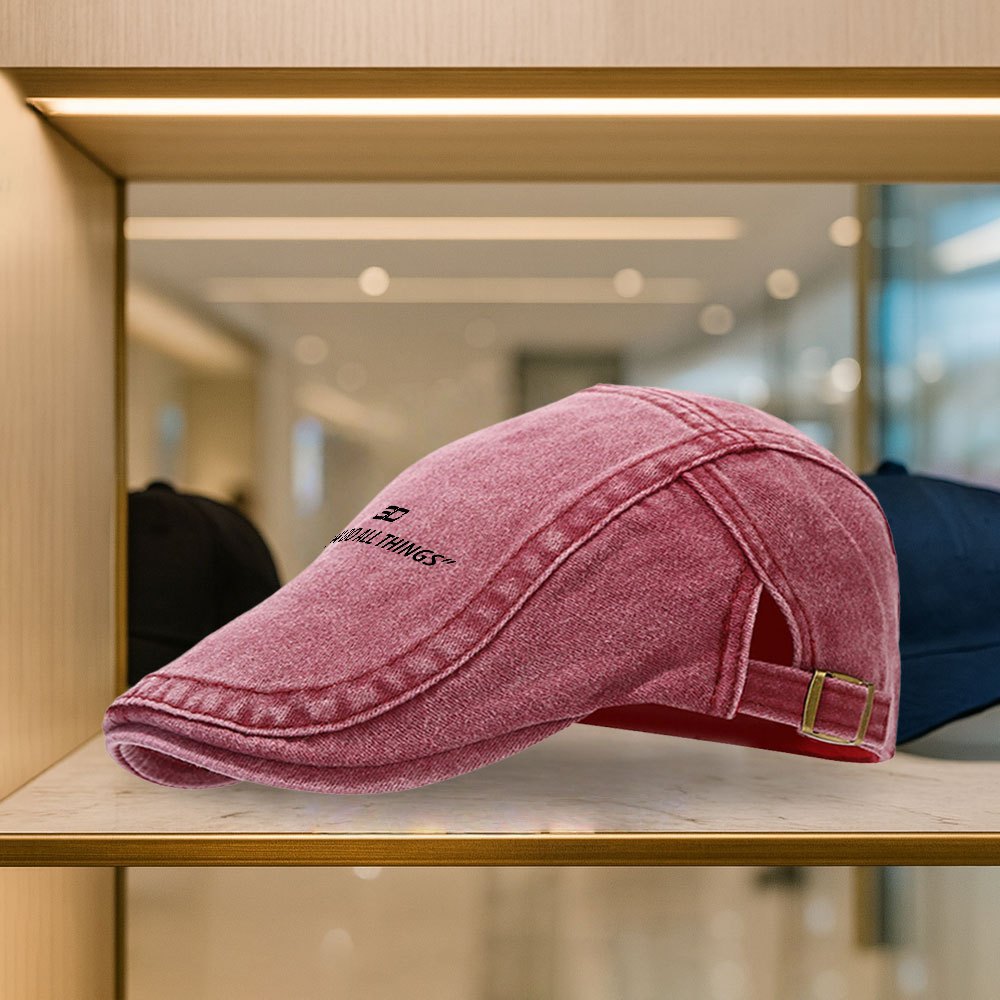 TEMU Printed Newsboy Cap | Versatile And Stylish, Suitable For Men And Women, Ideal For Daily And Casual Gatherings, In Multiple Colors, Hand Wash