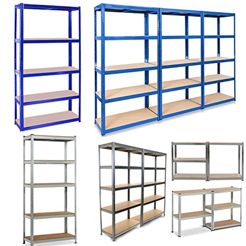 5-tier Storage Shelving Basement Shelving Unit Wall Shelf 180cm X 90cm X 40cm Max. 875kg Load Capacity Heavy Duty Shelving System For Garage Workshop Pantry Silvery Storage And Organization