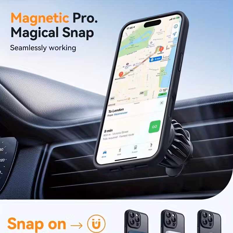 magical luxury matte translucent shockproof case compatible with iphone 16 15 14 13 12 11 pro max 16e wireless charging cover dropresistant cover shockproof phone case stylish phone scratchresistant cover phone shell protective cover smartphone owners tech enthusiasts Product details 3