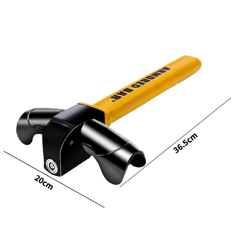 TEMU universel pour volant de camping-car et voiture. robuste pour camping-car - Dispositif de sécurité anti-vol en T pour véhicules, camions,