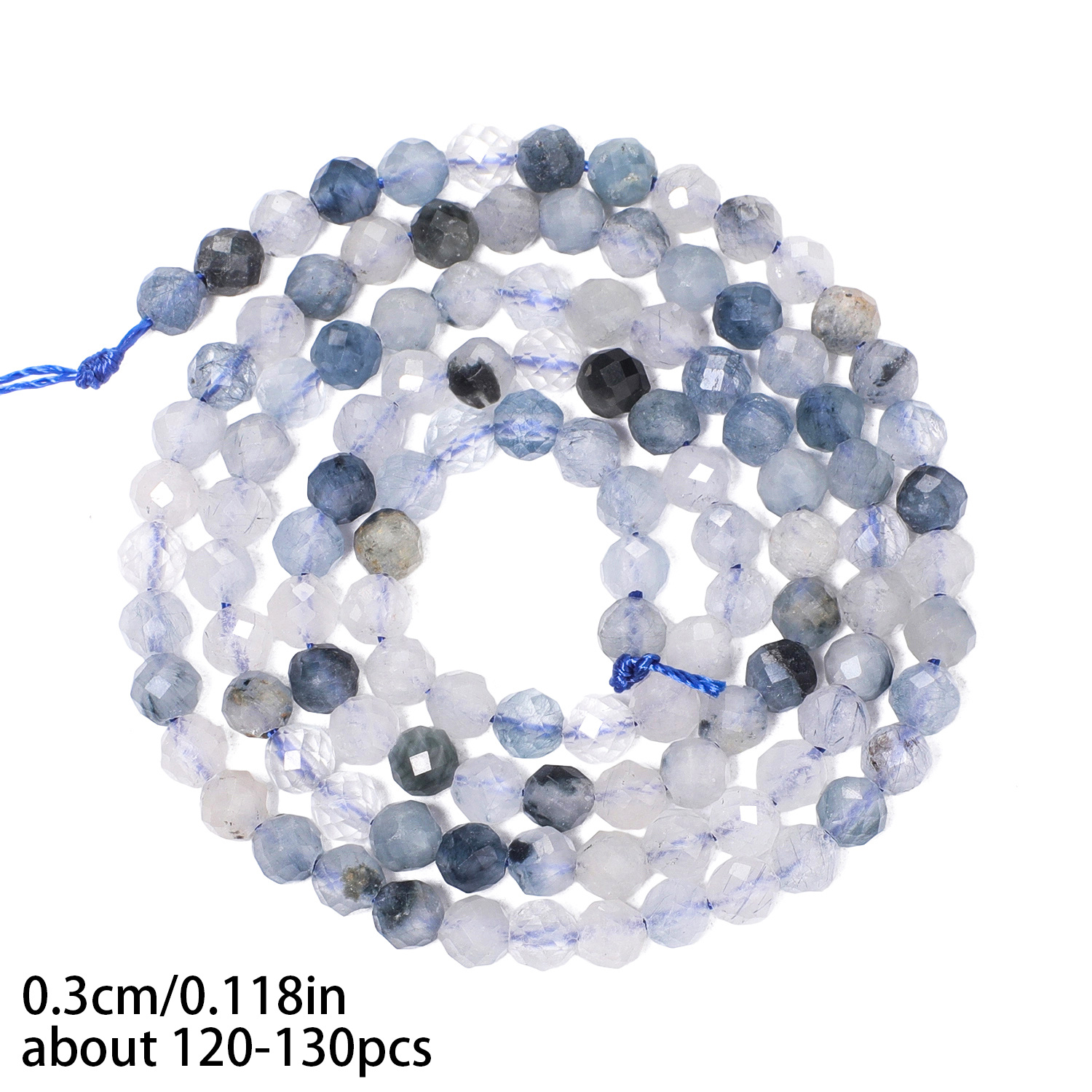 TEMU 2/3/4mm Natural Beads - Suitable For Jewelry Making Diy, Loose Round Beads With Curved Base For Bracelets, Necklaces, Earrings, Handicrafts -