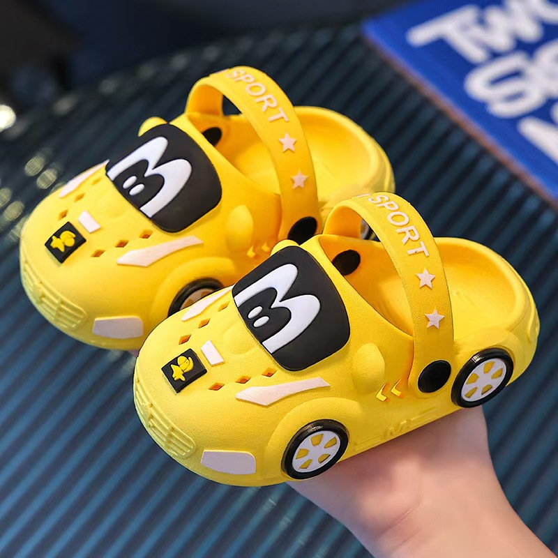 Cartoon car sandals product view