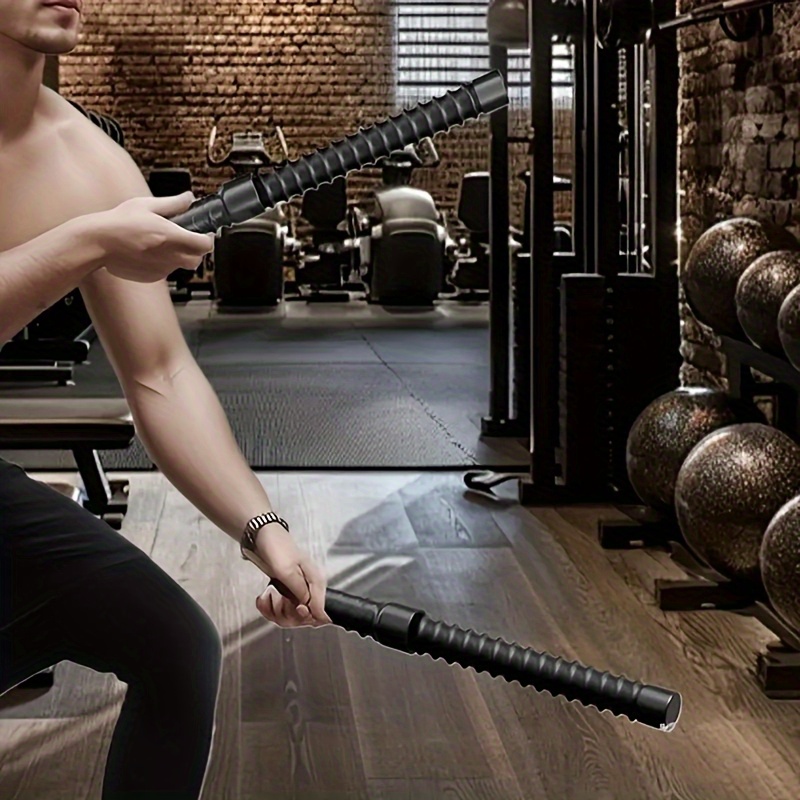 2pcs Heavy-Duty Battle Rope [Heavy-Duty Battle Rope] Portable Spring Steel Fitness Equipment - for Home Gym - Strength and Cardio Training - Adjustable Length - Black - Stylish Design - Durable Construction - All-Season Use