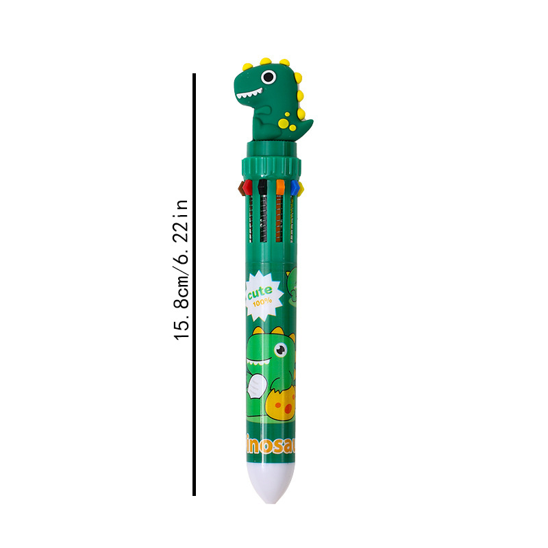 36pcs 0 5mm cartoon dinosaur retractable ballpoint pens cute multi color dinosaur design fine tip for precise writing     and     school stationery   design vibrant colors Product details 3