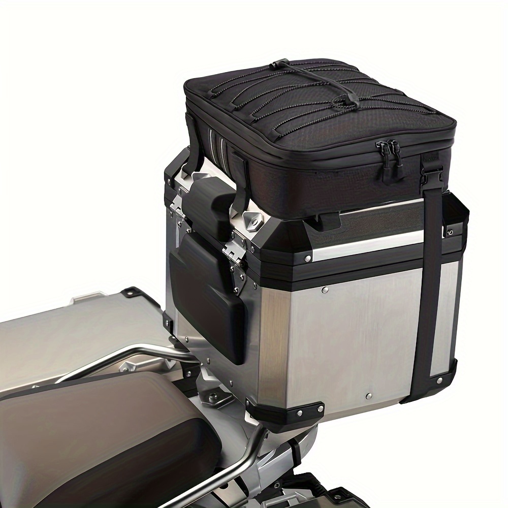 εικόνα αντικειμένου κατάλληλο για r1300gs, r1250gs, r1200gs, r1200gs lc, r1250 , f750gs, f850gs μοτοσυκλέτας: προσθήκες: πίσω τσάντα αποσκευών, τσάντα άνω μπακέτας, τσάντα αποθήκευσης εργαλείων συντήρησης μεγάλης χωρητικότητας, τσάντα αποθήκευσης αποσκευών θήκης αποσκευών