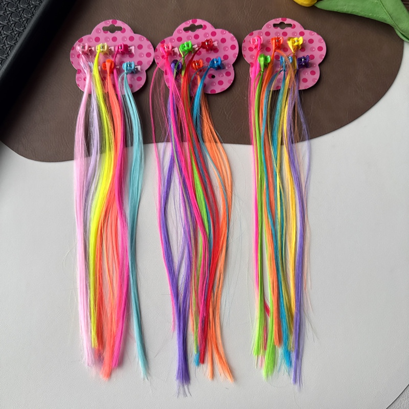 TEMU 18pcs 1 Pack ' Headwear Multicolor New Style Small Hair Clips Wig Braids Small Claw Clips Street Dress-up Hair Additions