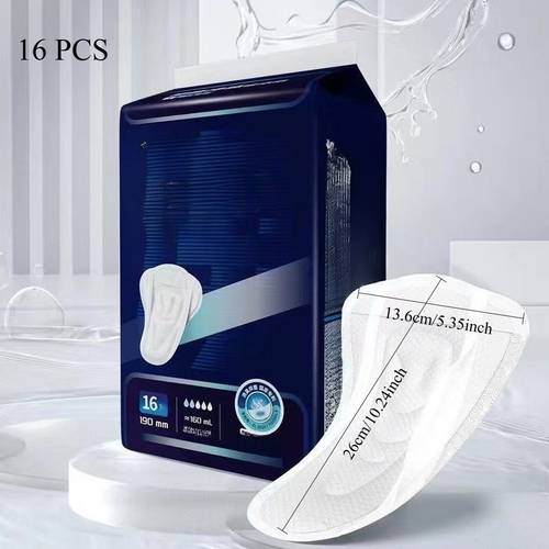 16pcs pack mens absorbent pad locks ultra thin breathable soft suitable for clothing travel sports discreet leak minimal for all body types activities use