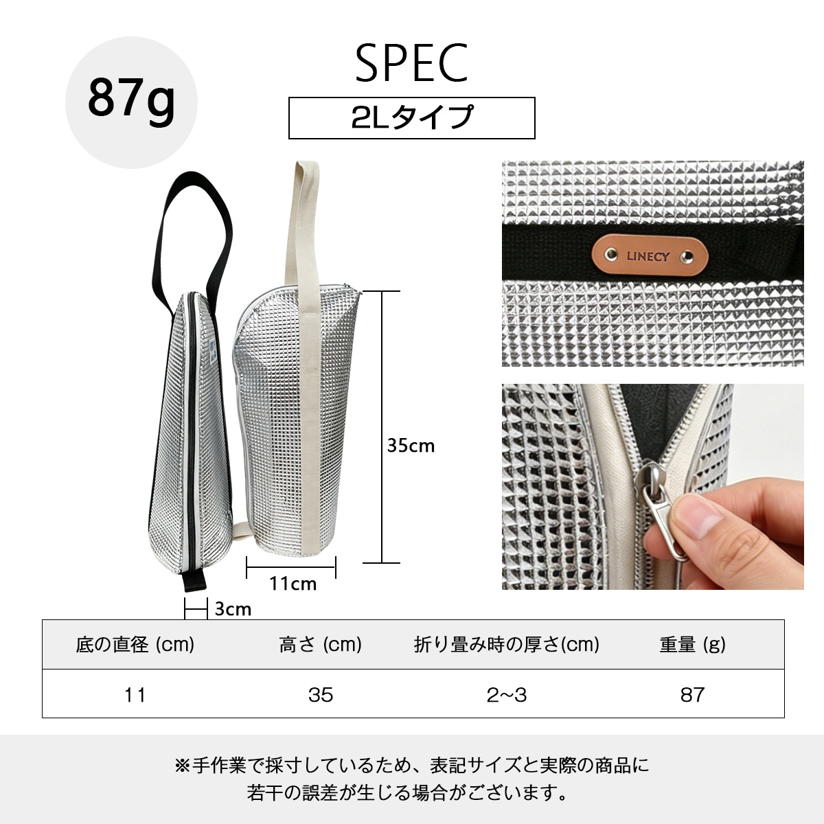 TEMU 保育園用哺乳瓶バッグ - カップ用クーラーハンドバッグ - 冷たい飲み物用保冷パック、母乳・介護・自宅・オフィス・キャンプ・・旅行・普段使い用