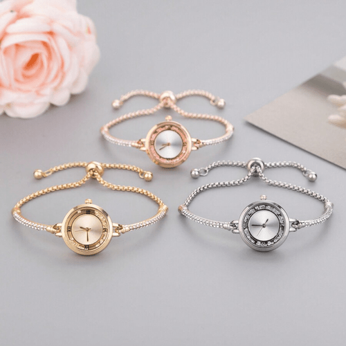 1 womens alloy quartz watch stylish and simple round dial classic watch 1pc set not including watch box