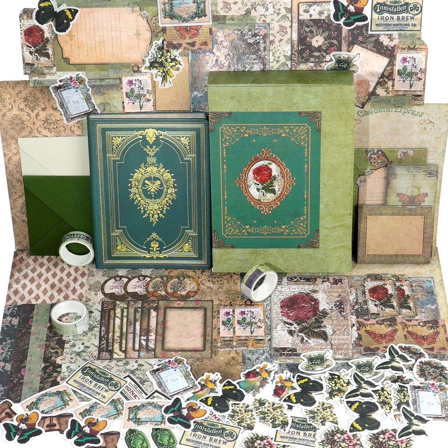 Medieval Scrapbooking Kit With Theme - Craft Materials For Journals And Collages