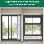 10pcs portable air conditioner window ventilation set with 4 sliding sealing panels and 5 9 inch exhaust pipe adjustable universal portable ac window guide for horizontal and vertical sliding windows