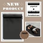 1pc yoga mat for men women extra thick non slip high eva material easy to clean tear resistant storage strap home workouts yoga pilates fitnes