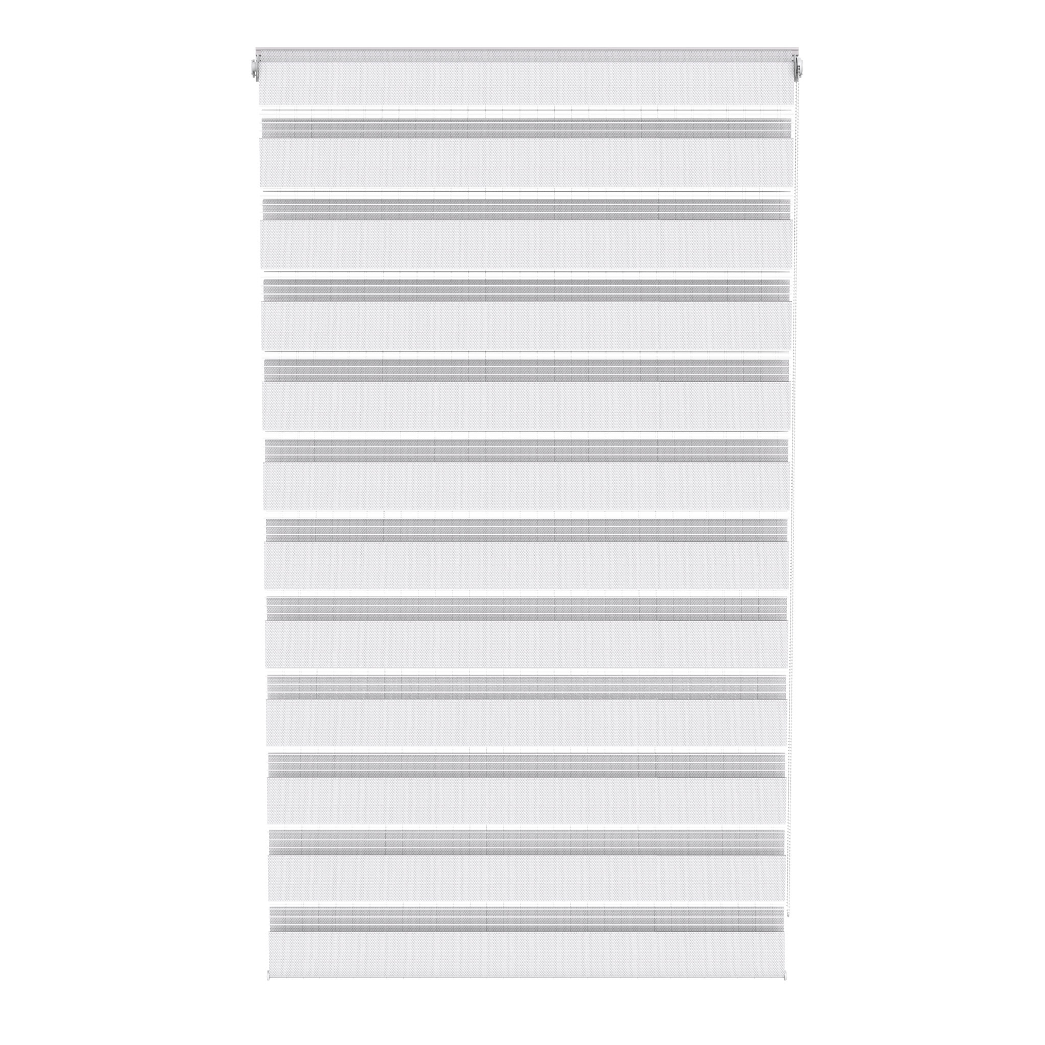 TEMU White Double Roller Blinds Fixing Roller Blinds, No Drilling Required Zebra Roller Blinds Window Roller Blinds Side Sliding Window For Windows