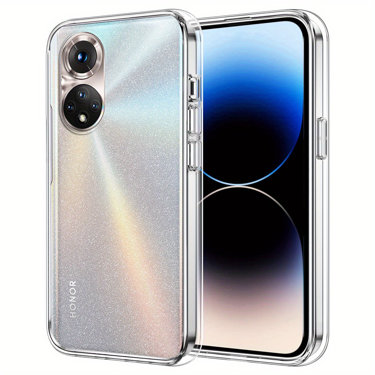 TEMU Phone Case: Case 50 Shockproof Phone Bumper Cover Anti-scratch (transparent)
