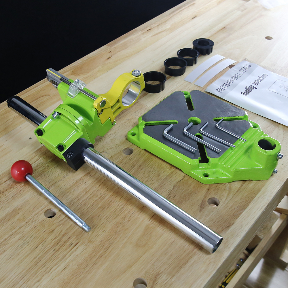 Allsome Bg-6117 Drill Press Rotary Tool Workstation Stand, Drill Press Stand Mini Electric Drill Bracket