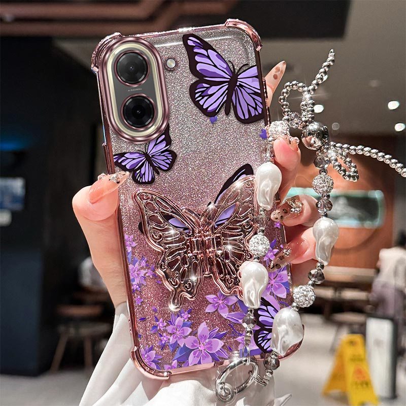 TEMU Phone Case: Redmi A5 4g Bright With A Stand And A Lanyard Pattern Designed Suitable For Fashion With Comfortable Feel And Shockproof Compatible