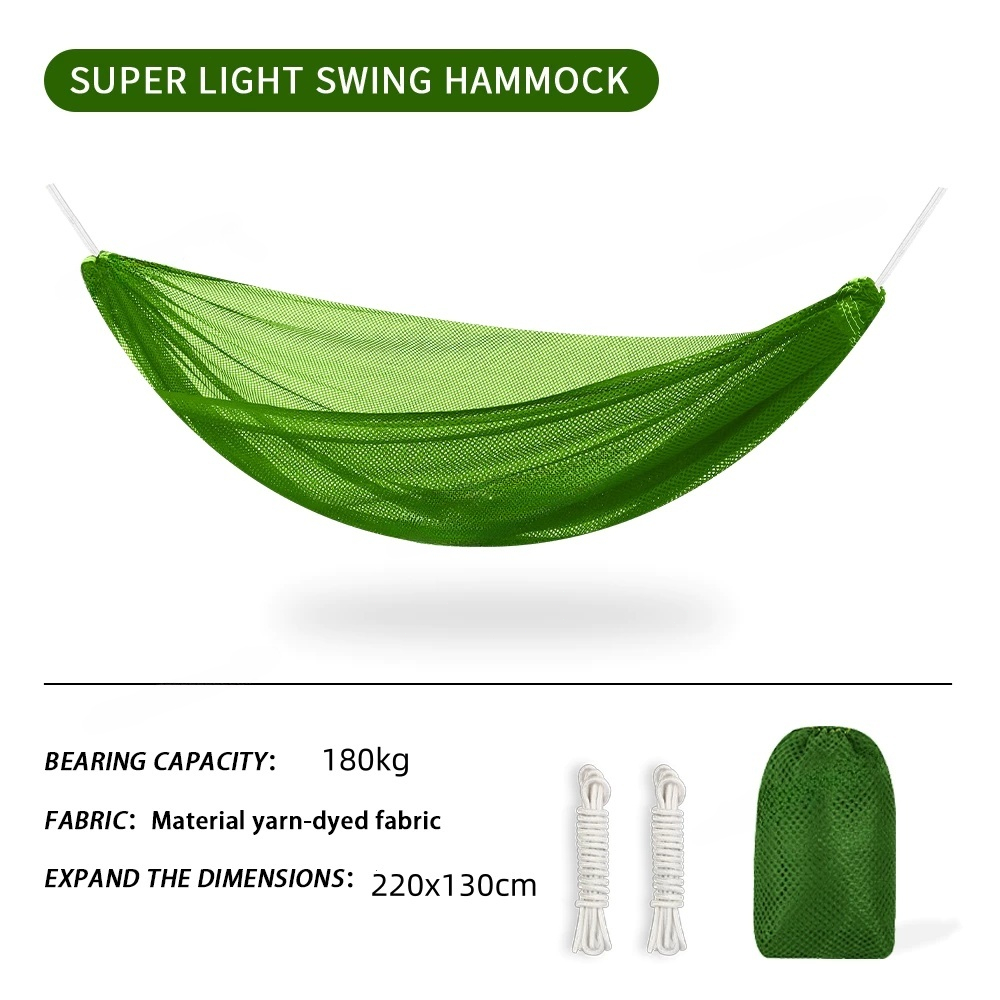 TEMU Camping Hiking Hammock Double Outdoor Foldable Hammock Travel Hammock Outdoor Hammock Cradle, Backyard Lounging, Hiking Gear, Compact Style,