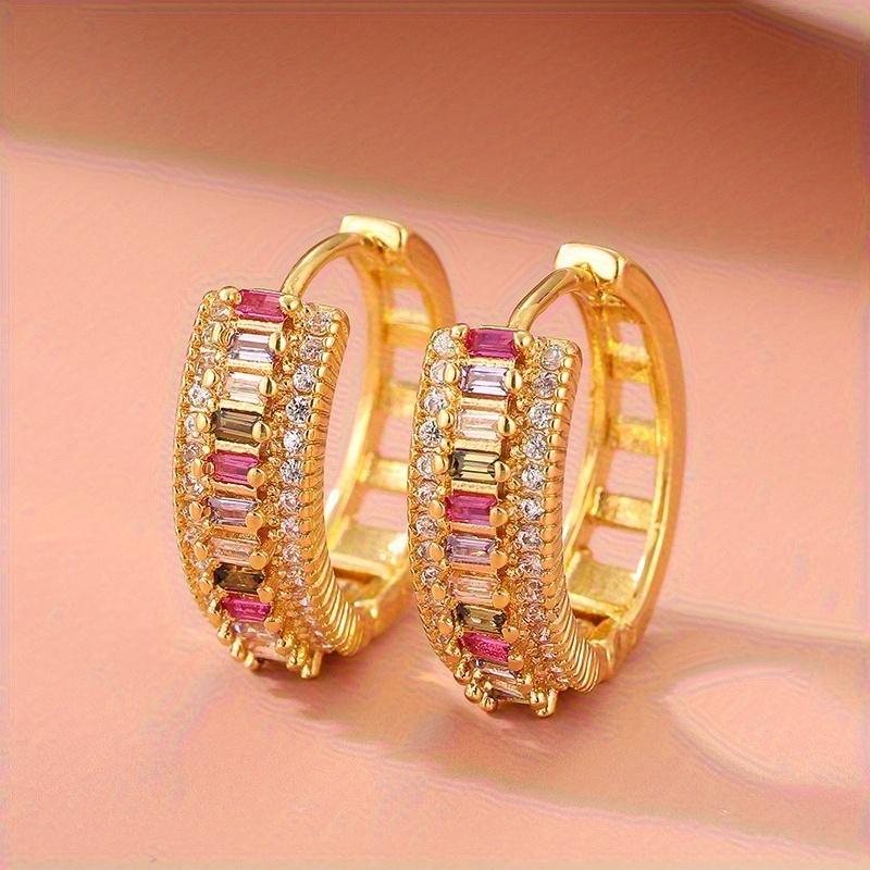 Image of Exquisite Colored Women's Earrings, Exquisite Accessories For Holiday Parties, Perfect Birthday Gifts